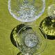 Vintage crystal footed glass from Arques lot