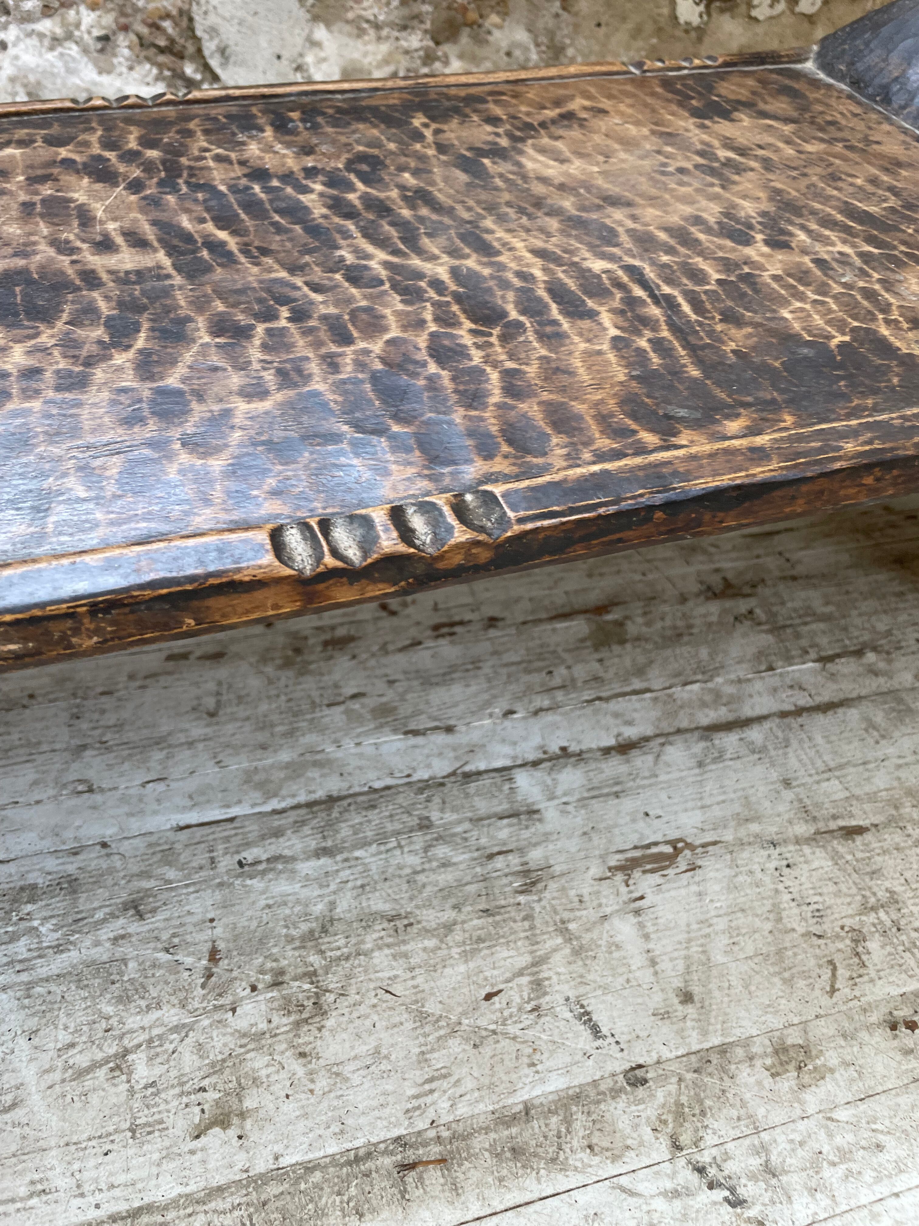 Senoufo coffee table bench from the 60s