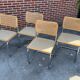 Set of 4 Cesca chairs model b32 in chrome made in italy by Marcel Breuer