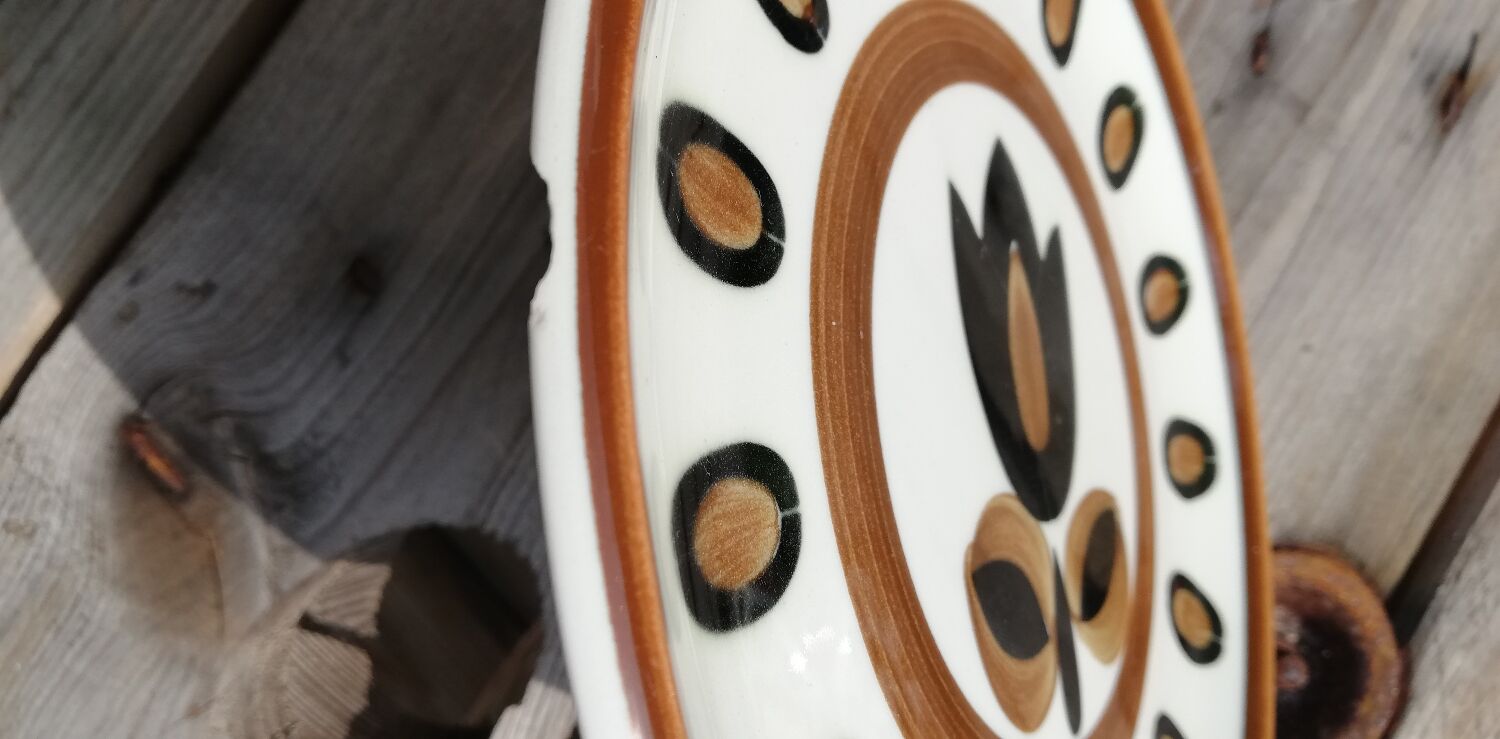 Plat et assiettes kimono Boch