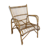 Vintage rattan armchair 1960