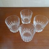 4 verres whisky cristal d'Arques modèle Villandry
