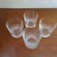 4 glasses crystal whisky of Arques model Villandry