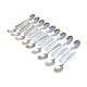 18 petites cuillères Art déco A La Tour d'Argent - en métal argenté Dixi