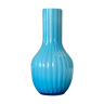 Turquoise cylindrical vase