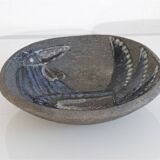 Scandinavian ceramic pocket tray 1960