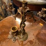 Bronze candle holder