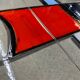 Vintage 70's chrome ceramic coffee table antonio de nisco for juliette belarti