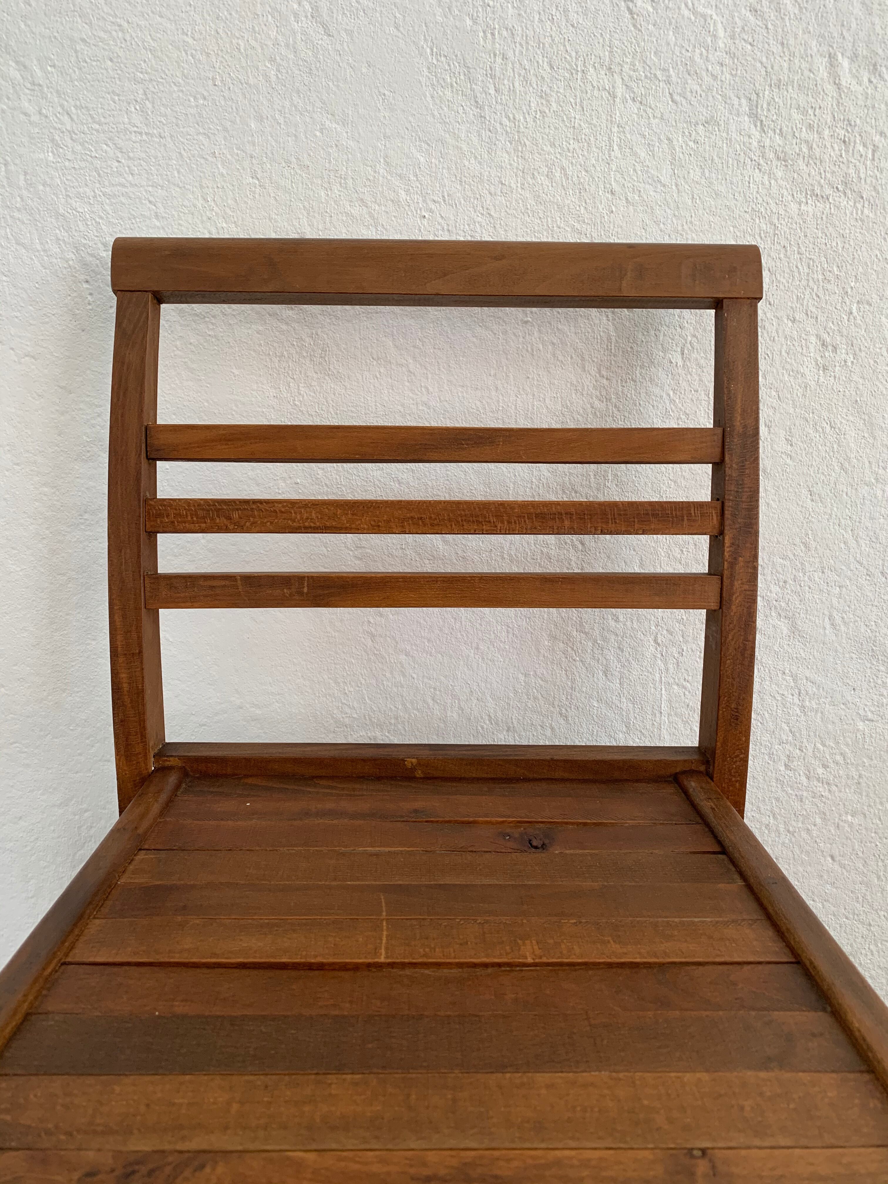 4 René Gabriel stackable chairs