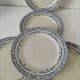 5 plates Creil and Montereau model Colbert – Ironstone 1890-1895