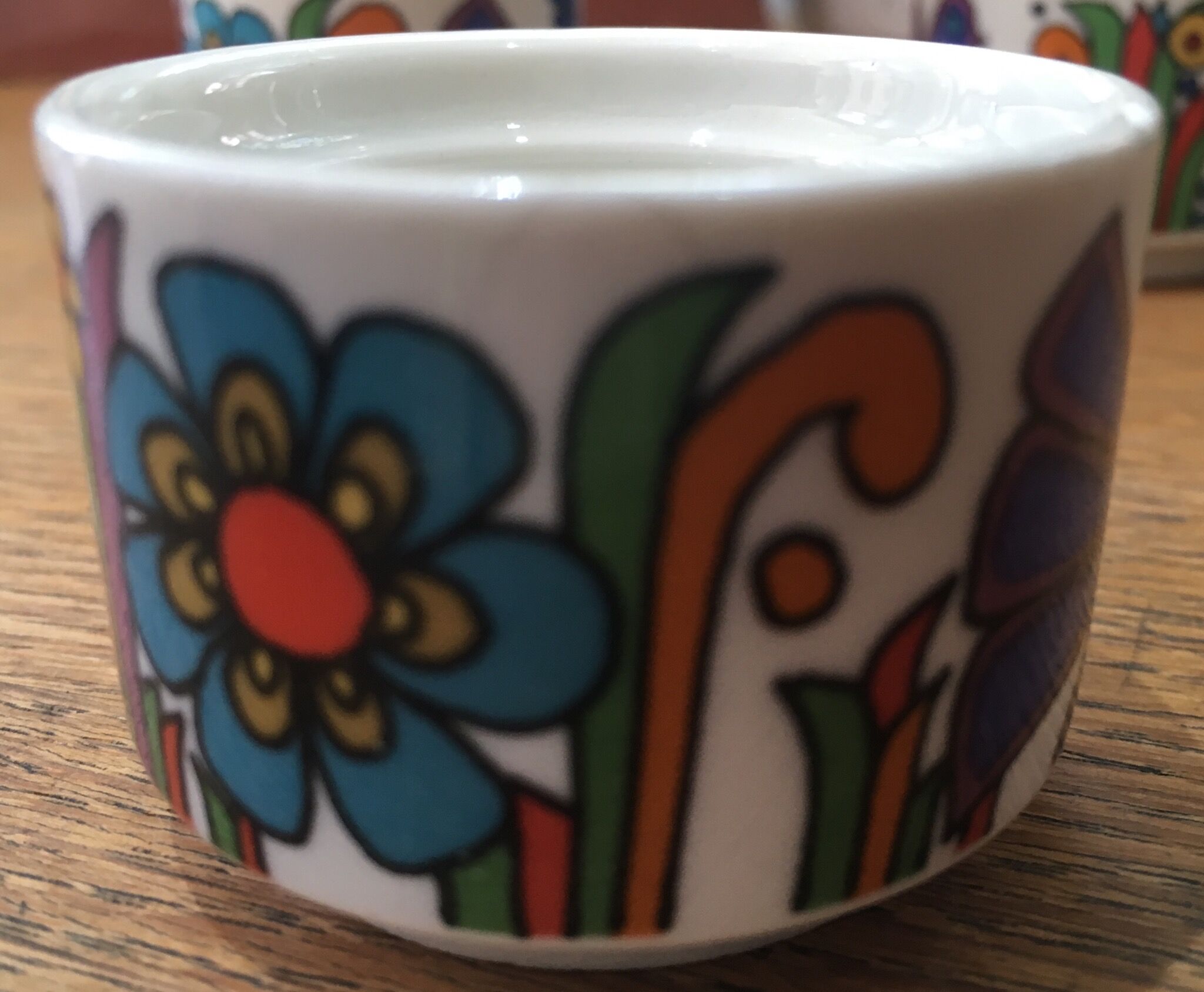 Series of 5 egg cups Villeroy & Boch Acapulco