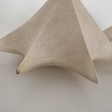 Pair of Italian Designer Cocoon Pendant lights original from the 1960s