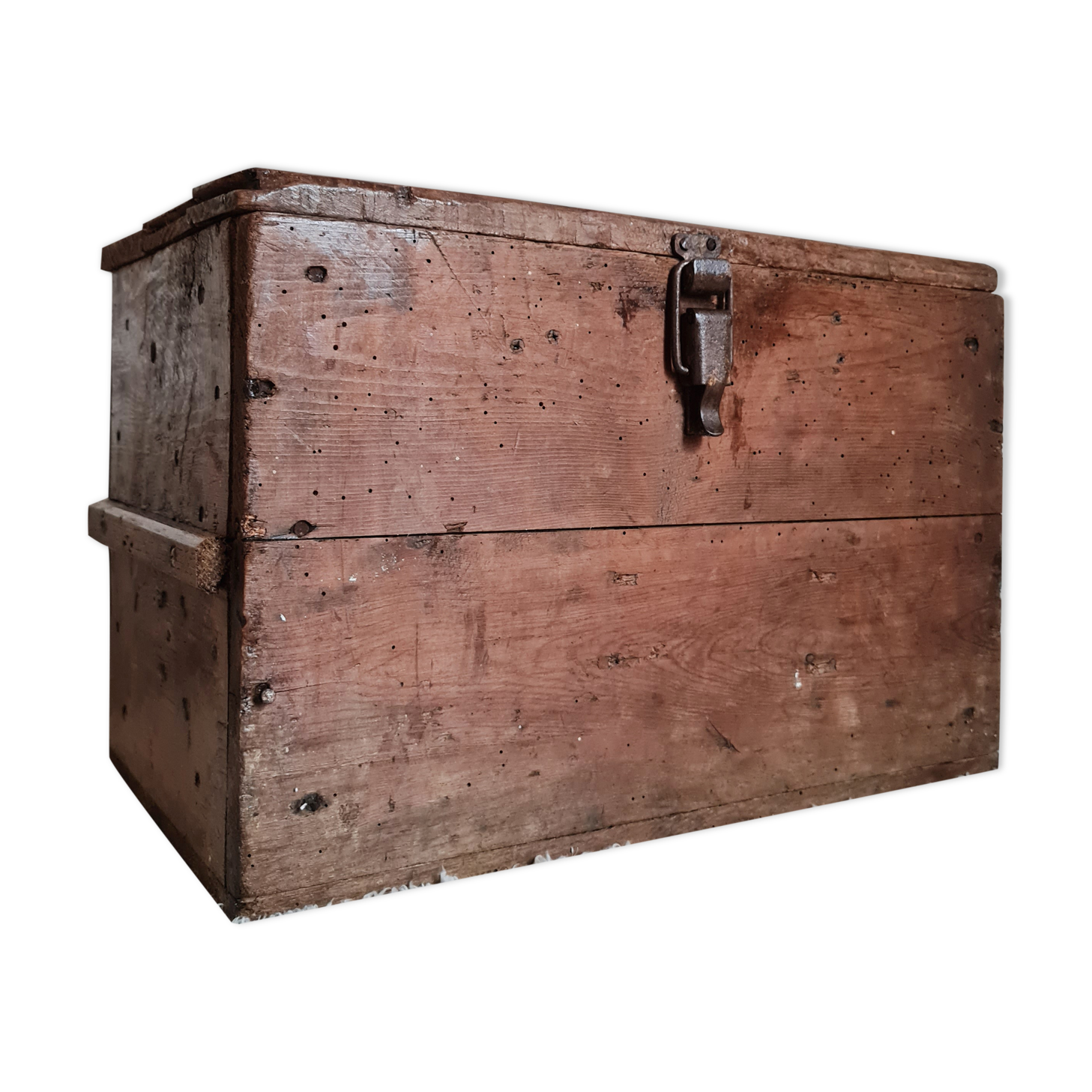 Old wooden box