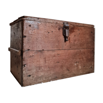 Old wooden box