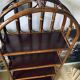 Rattan bookcase shelf