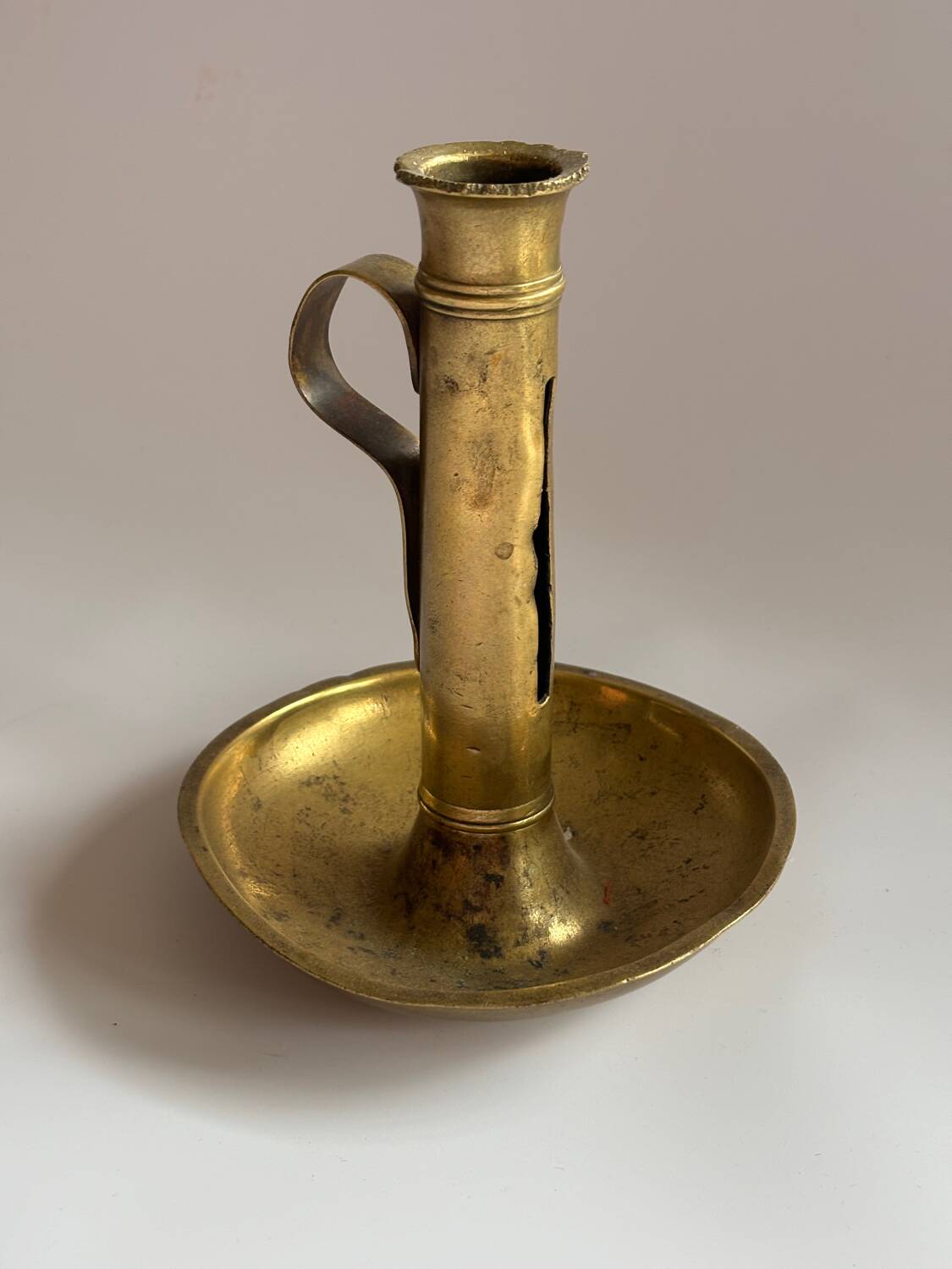 Brass candle holder