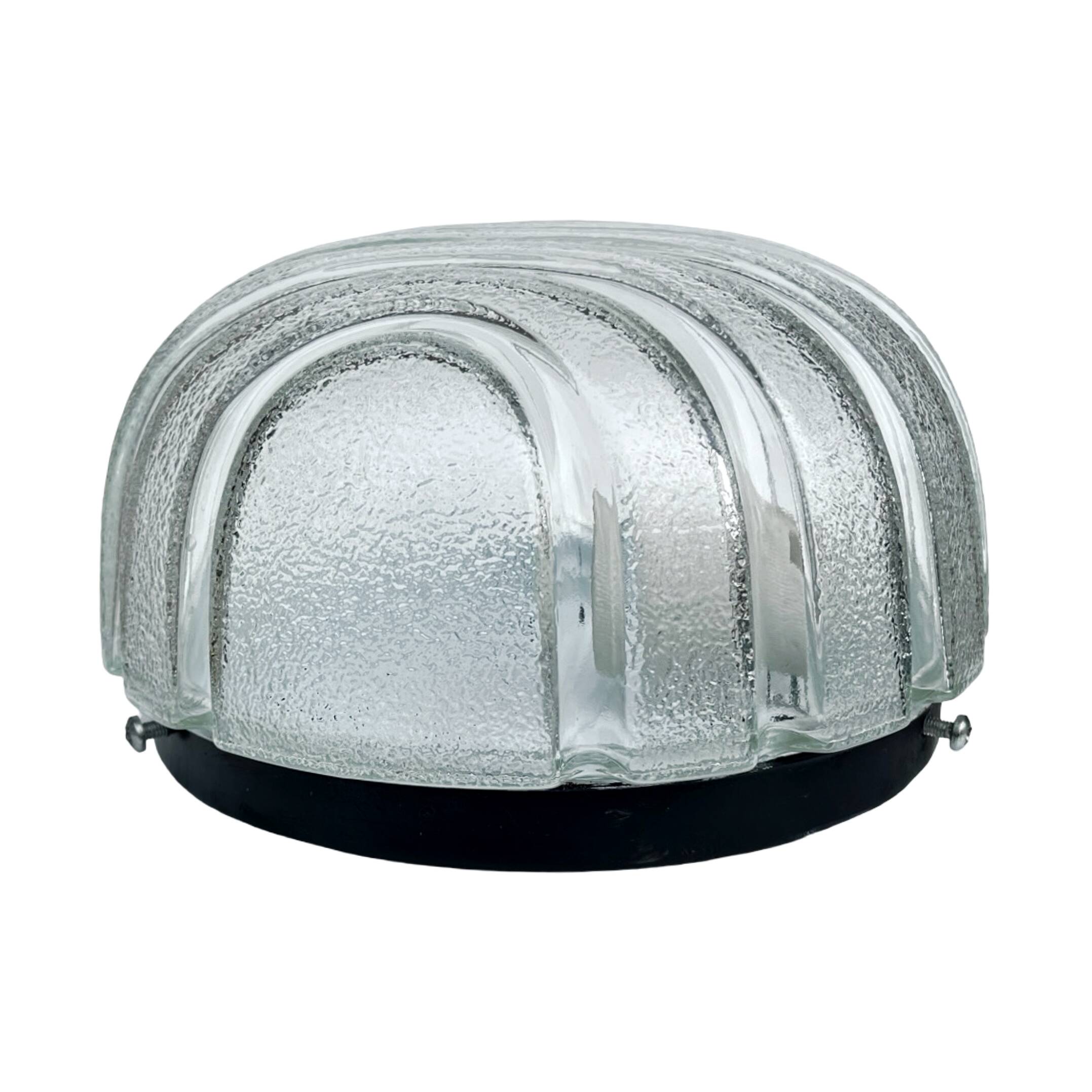 Glass ceiling lamp, Eickmeier Leuchten, Germany, 1970s.
