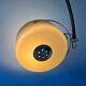 GEPO arch floor lamp with beige 'Bucket' lampshade