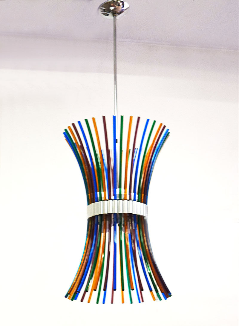 Tamiri chandelier by Roberto Pamio for Artemide 1970s