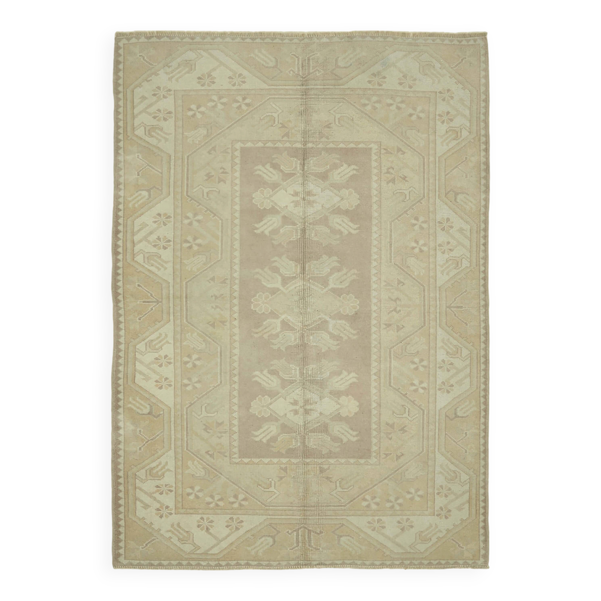Turkish Vintage Anatolian Rug 153 cm x 216 cm