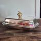 Metal butter dish