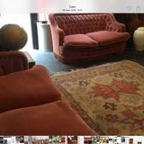 Pair of Napoleon III sofa