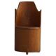 Modern Scandinavian style, Stump chair / "Kubstol" in pine, mid-20th century, 1950s.