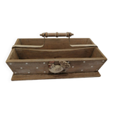 Vintage wooden egg or other basket