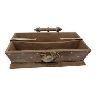 Vintage wooden egg or other basket