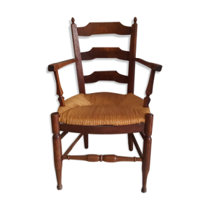 fauteuil paillé