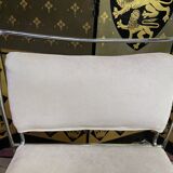 8 1970 chairs in chromed metal "made an Italy" restored