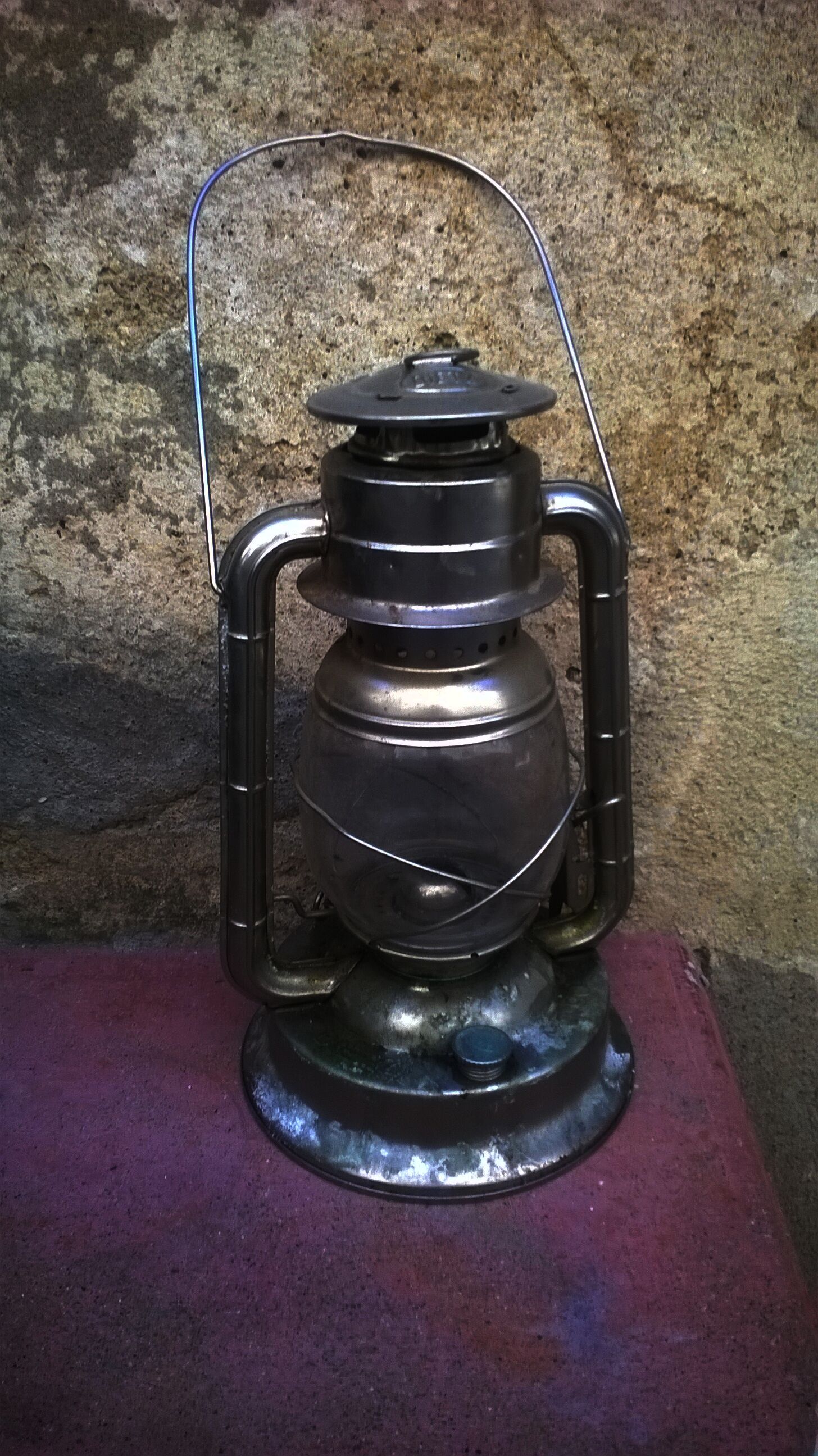 Vintage storm lamp