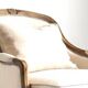 Fauteuil classique en bois massif