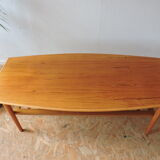 Low scandinavian teak table 60's