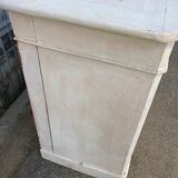 2-door furniture, 2 white patina drawers
