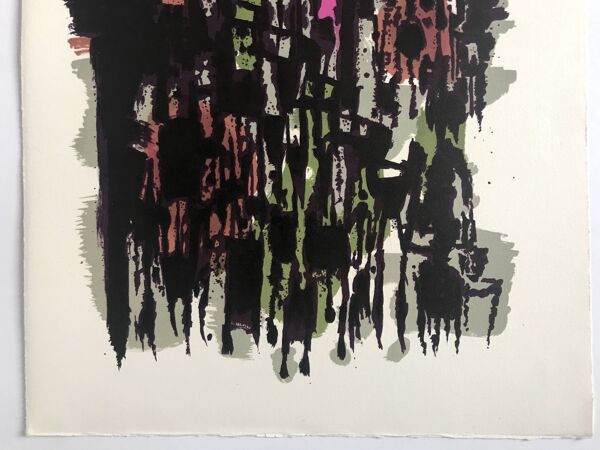 Alfred MANESSIER, Capharnaüm, 1978. Lithographie originale