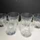 6 Whisky glasses in cut crystal of Saint Louis chantilly model
