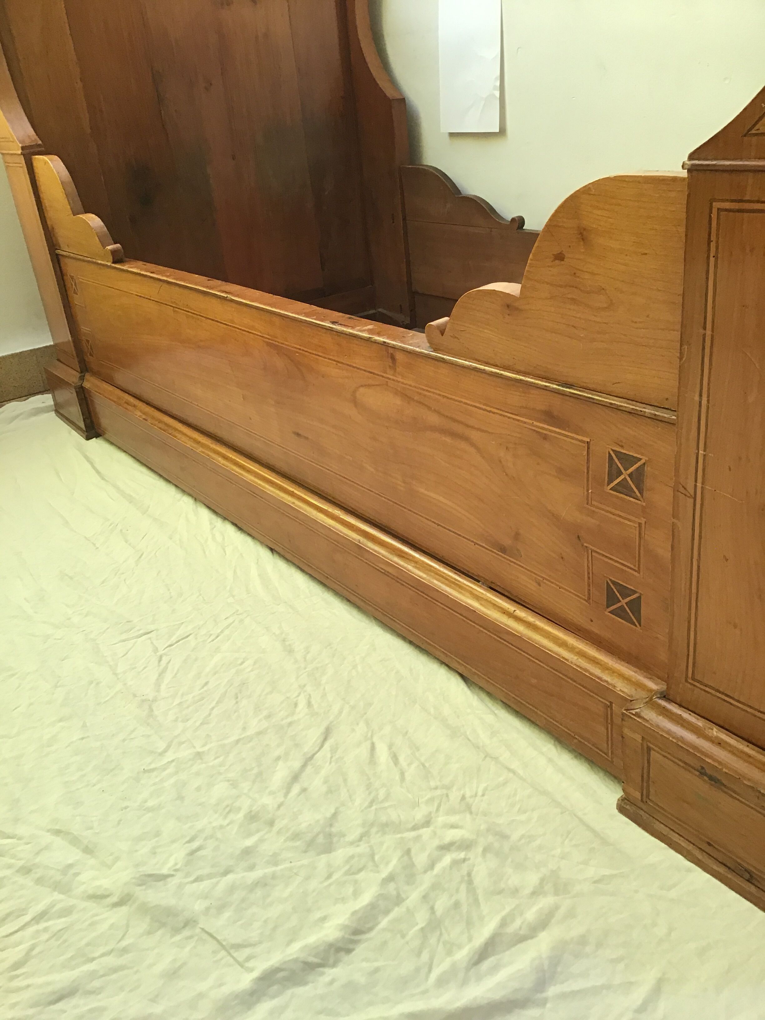 Charles X cherry bed