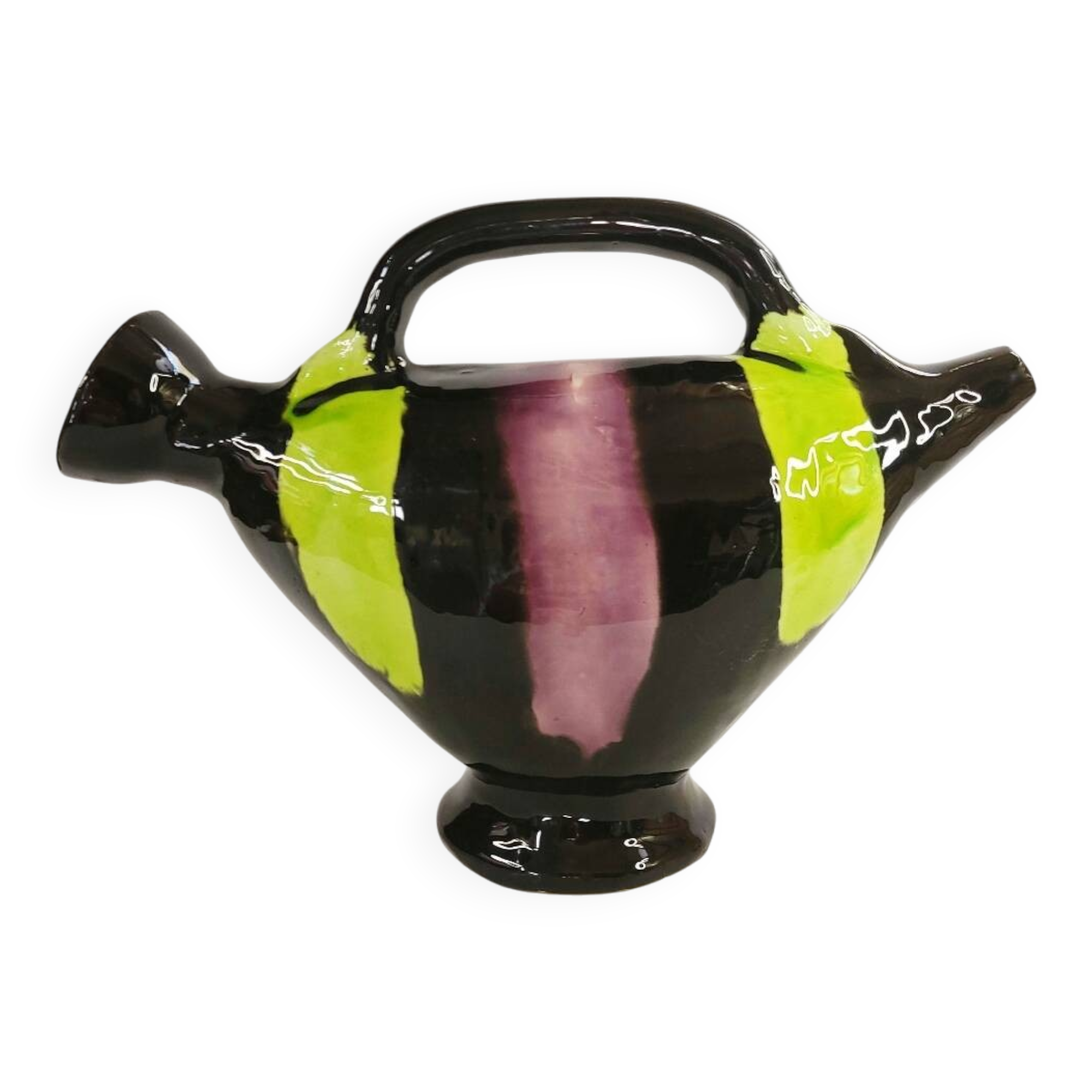 Glazed ceramic pitcher, Art and Ceramics