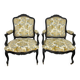 Paire de Fauteuils Cabriolets Louis XV