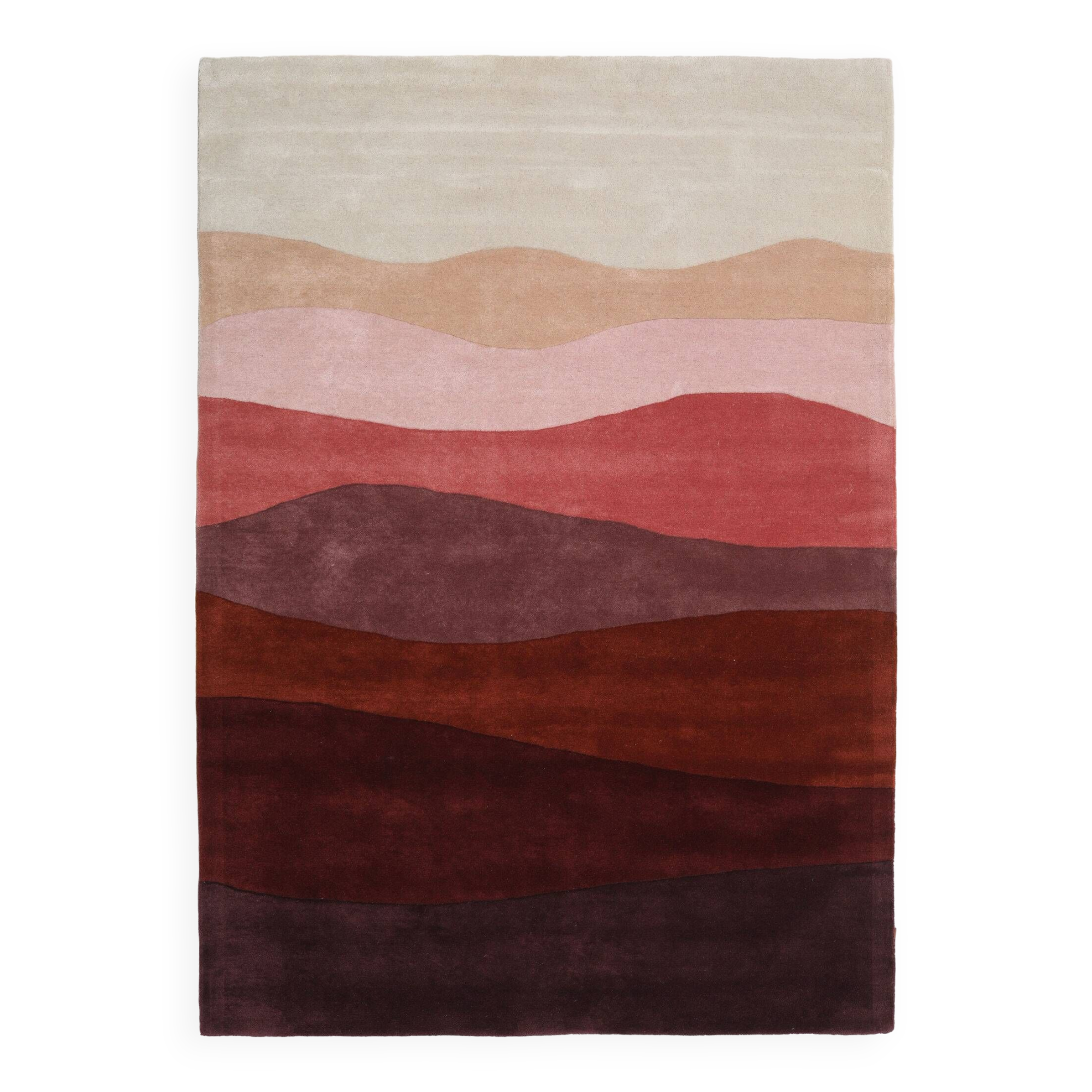 Tufted wool rug by Giulia Sola 160x230cm
