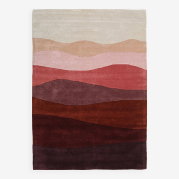 Tufted wool rug by Giulia Sola 160x230cm