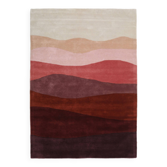 Tufted wool rug by Giulia Sola 160x230cm