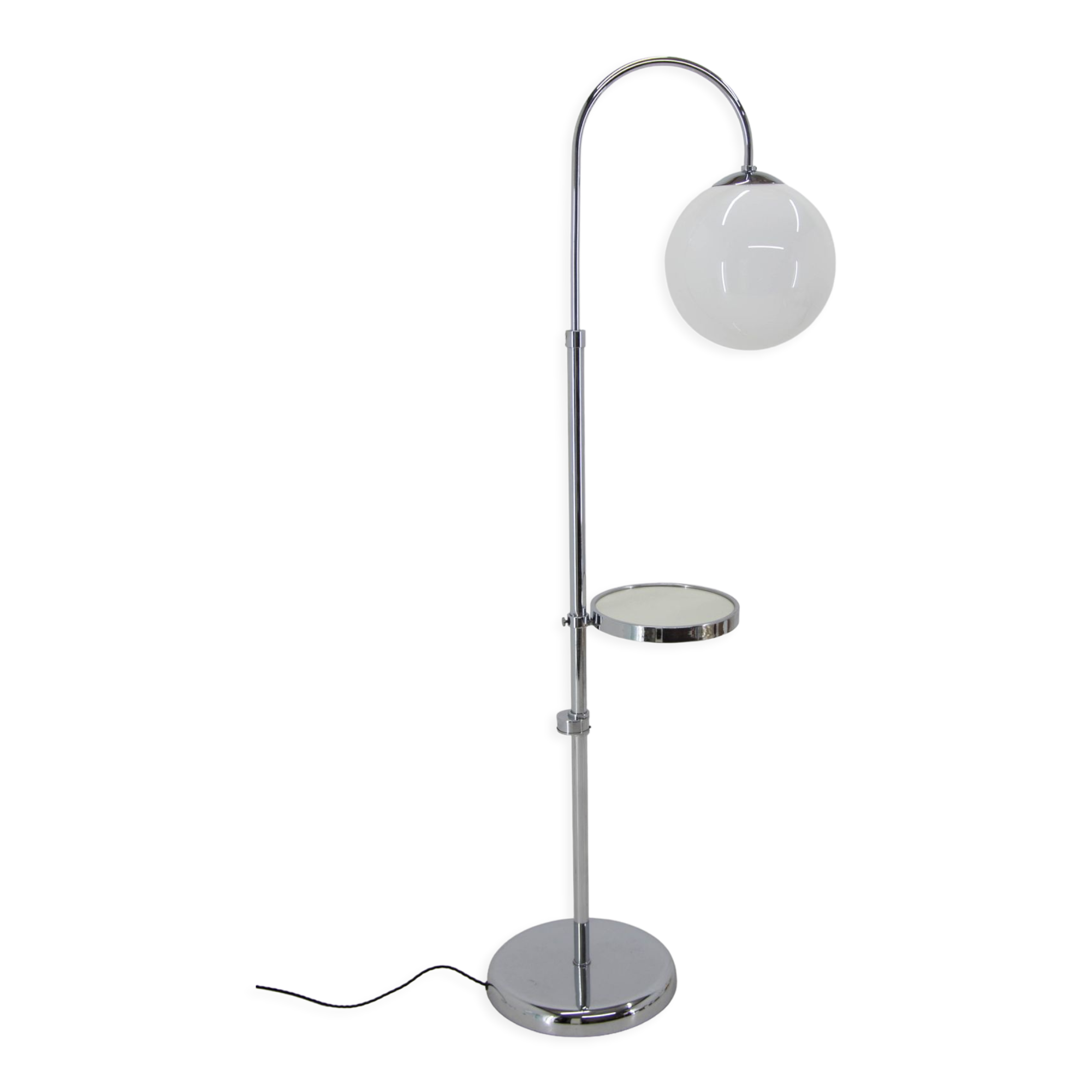 Art deco floor lamp, 1930s, restored