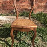 Suite of 8 Louis Philippe canne chairs
