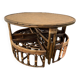 Rattan garden furniture