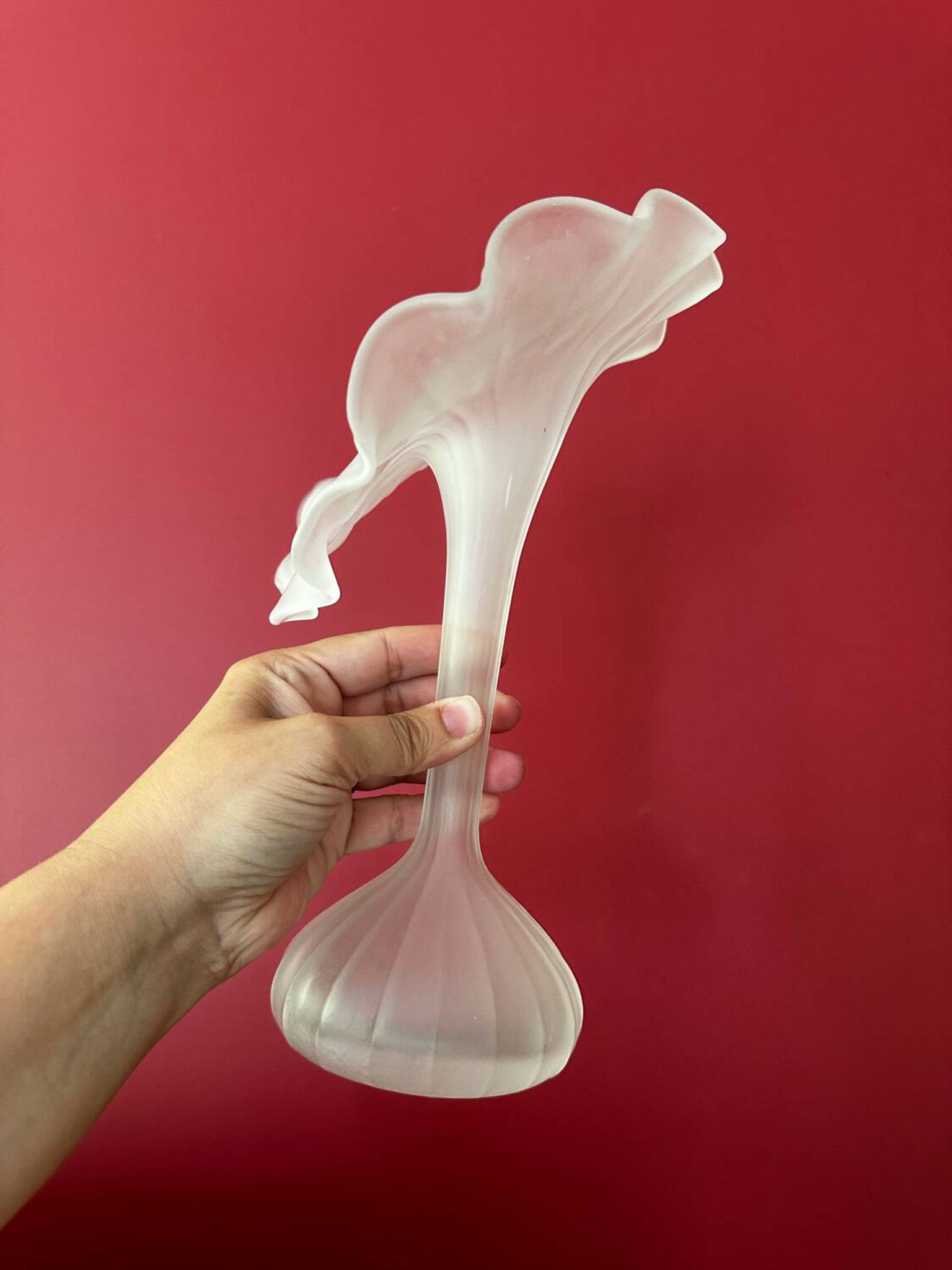 Vase vintage Leonardo Handarbeit