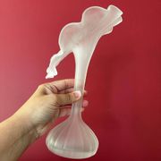 Vase vintage Leonardo Handarbeit