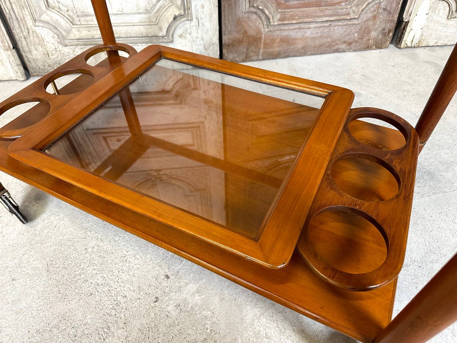 Vintage rolling trolley