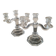 Pair of crystal candelabra, signed Baccarrat